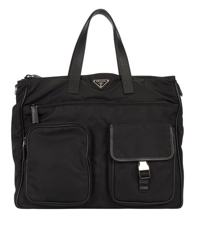 Prada Tessuto Laptop Messenger Bag VA0610, front view